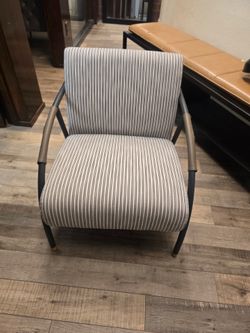 Hemera Upholster Striped Chair