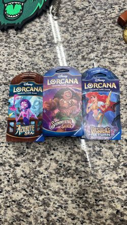 Lorcana Booster Packs (19 Total) $4 A Pop!