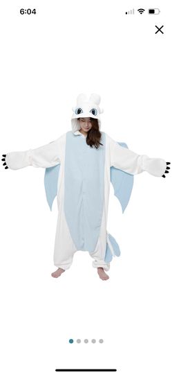 How to Train Your Dragon - Light Fury - Onesie Halloween Costume
