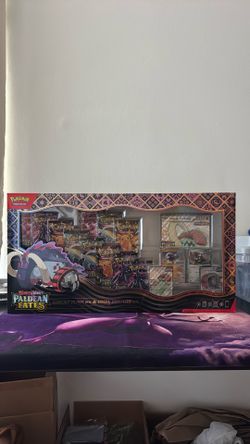 Paldean Fates Great Tusk ex & Iron Treads ex Premium Collection