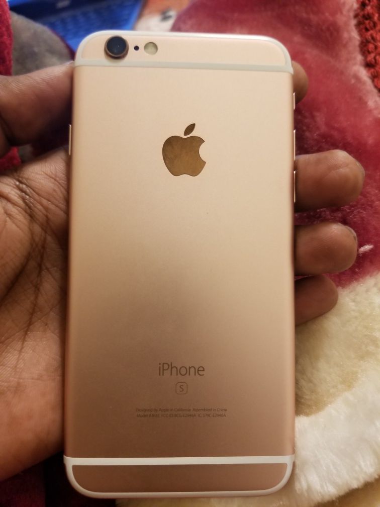 iPhone 6s rose gold iCloud locked