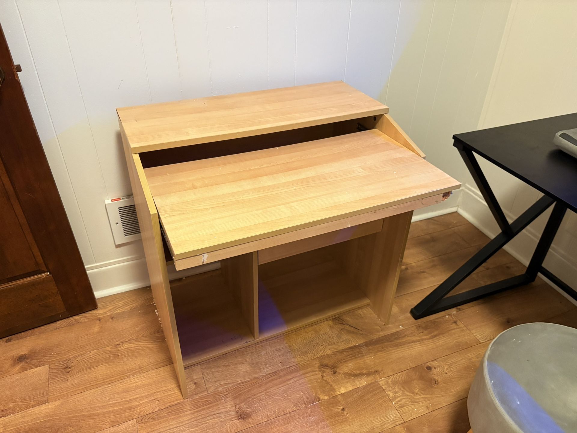 Wooden Pullout Desk