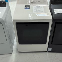 LG 7.3 cu ft Vented Smart Gas Dryer w/ Water Leak Sensor Model # DLG8201W @$600 Off MSRP!