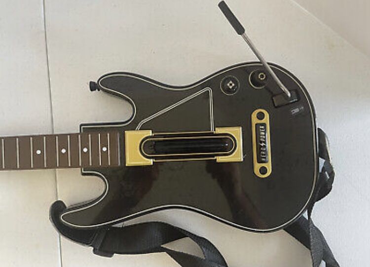 2 (two) Activision Guitar Hero Power Wireless Guitar Xbox 360 PS3