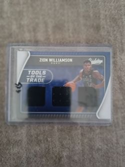 Zion Williamson Absolute Tools of the Trade Relic Card