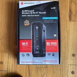 Motorola Arris Surfboard Modem & WiFi router S