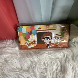 Loungefly Pixar Up Working Buddies Zip Around Wallet