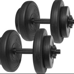 40lb Adjustable Dumbbells 