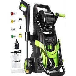 FOTING Upgraded Pressure Power Washer 4500PSI, 4 Quick - KLC-T3-GREEN/BLACK
