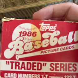 1986 topps baseball full card set