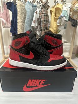 Jordan 1s High OG “Patent Bred” Size 10