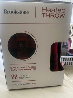 Brookstone Heated Throw