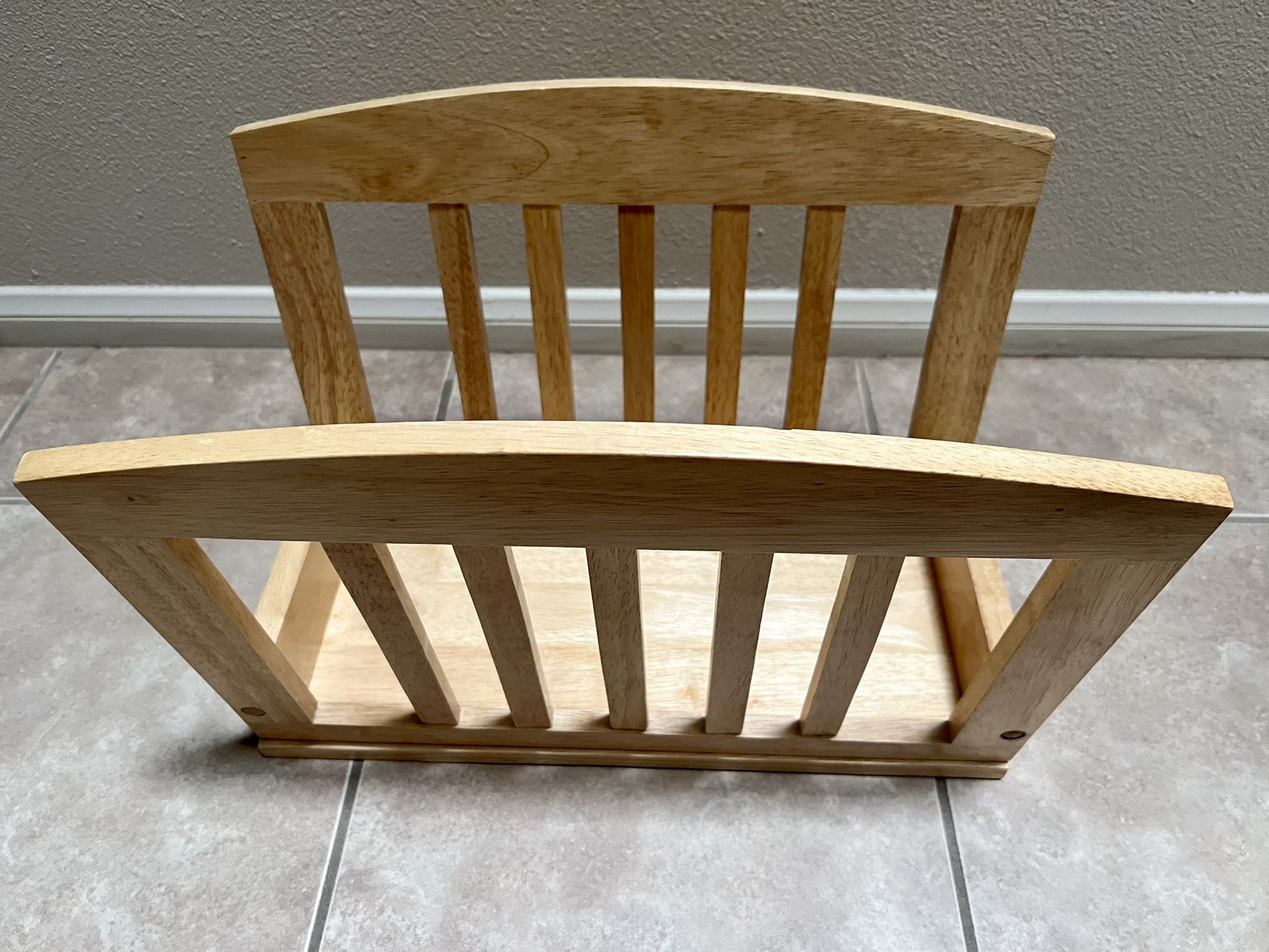 Wooden Magazine Rack