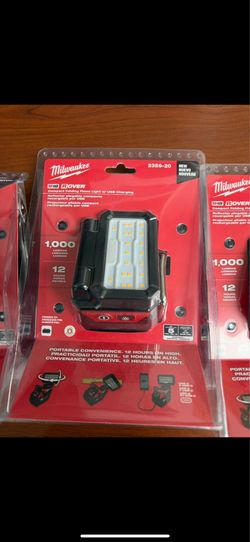 Milwaukee M18  Cordless 1000 Lumens ROVER Compact Folding Flood Light 2359-20 $70 each