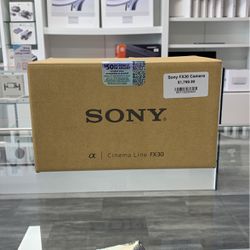 Sony FX30 Camera 