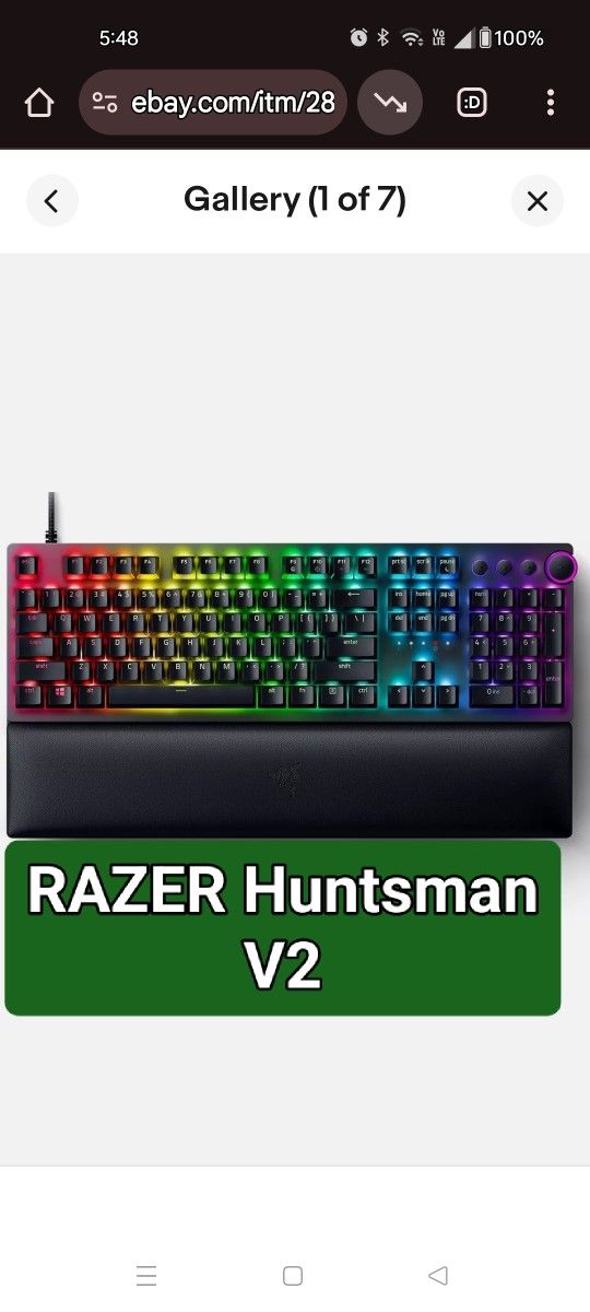 Razer Huntsman V2 Analog Gaming Keyboard