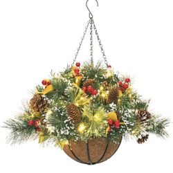 Christmas Hanging Basket