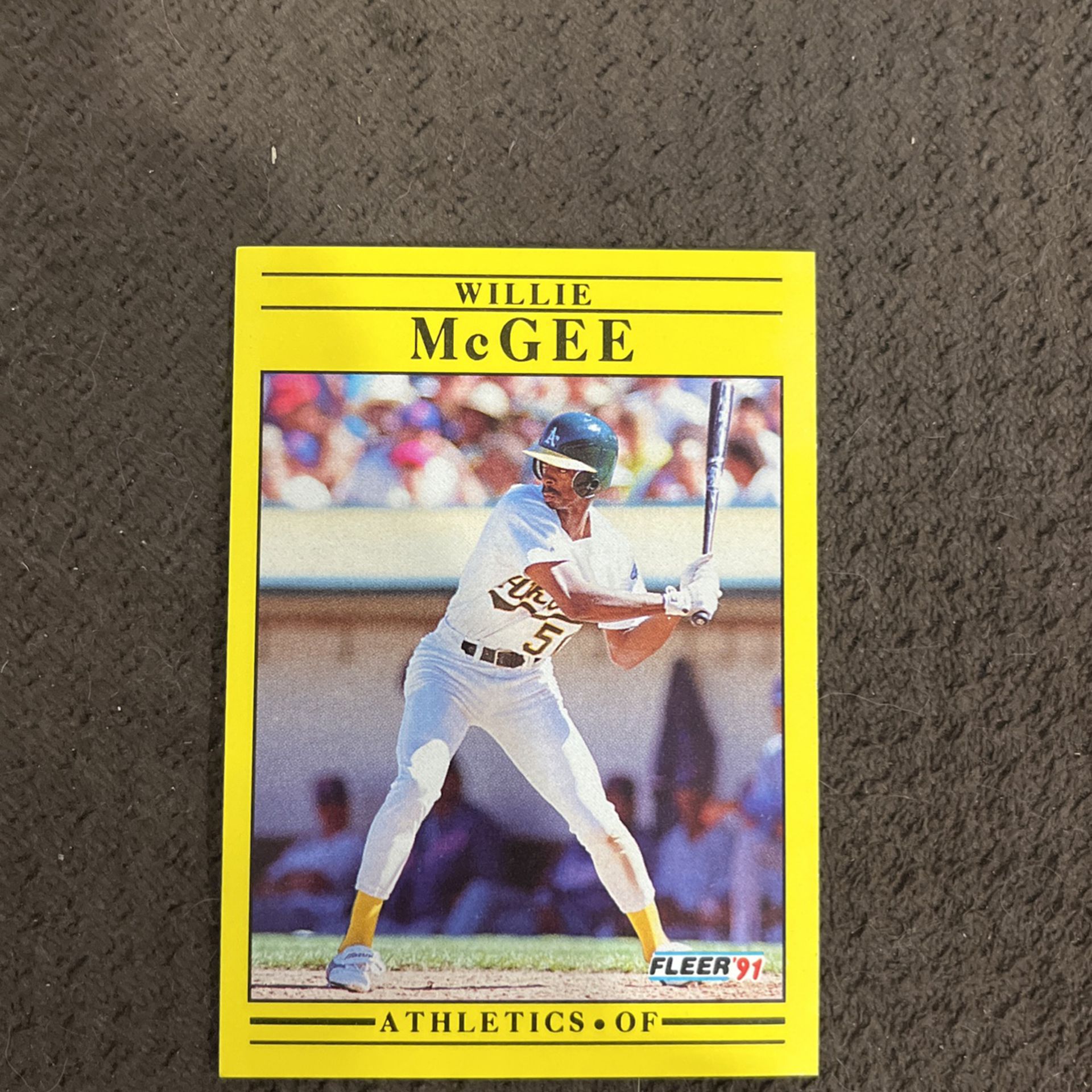 Baseball Card Willie McGee ERROR Card for Sale in West Covina