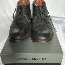 Johnston And Murphy Size 9 Black Boot
