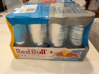 Red Bull Sugarfree Energy Drink contains caffeine, taurine, B-vitamins, sweeteners, and water, 8.4 fl oz, pack of 24 cans