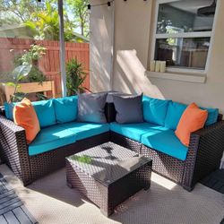 Stylish Outdoor Sectional Sofa Set – Perfect for Relaxing in Your Backyard Oasis! ☀️🌿 Visit us at BetterHomeFurnitures.com for More Exclusive Deals!