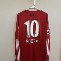 FC Bayern 2010-11 Home Robbed Jersey XL 