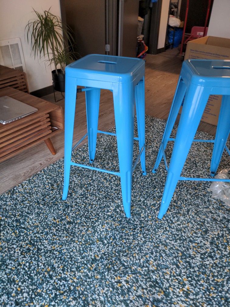 Set Of Four Bar Stools
