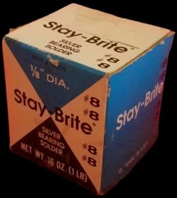 Stay Brite #8 Soft Soldering, 1 Lb.