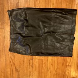 Forever 21 Faux Leather Pencil Skirt - Size XL