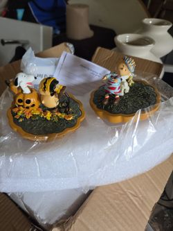 Peanuts Halloween Figurines Set of 2