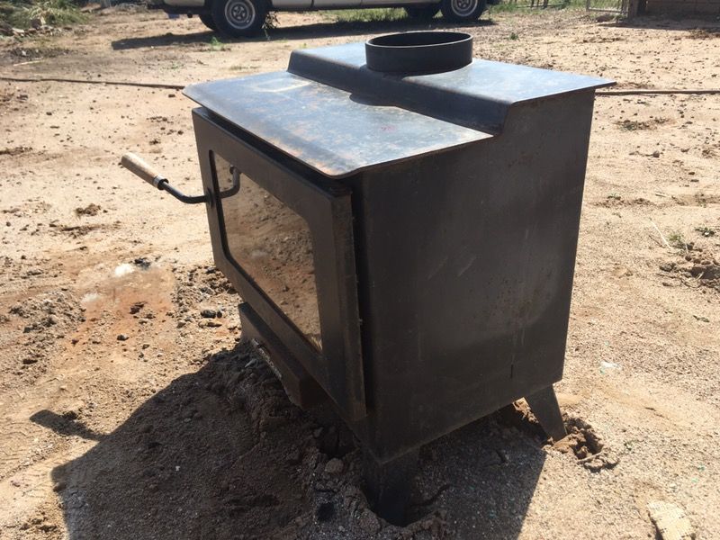 Trailblazer iron wood stove,double and triple layer flume, guidelines