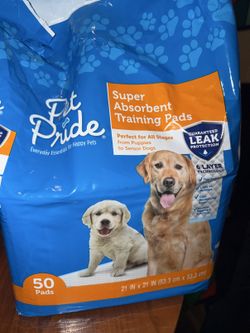 Free Dog Training Pads - ~25 Pack (Pet Pride)