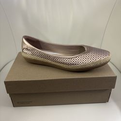 Clarks Rose Gold Flats