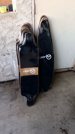 Quest Longboard Skateboard Decks – Lot