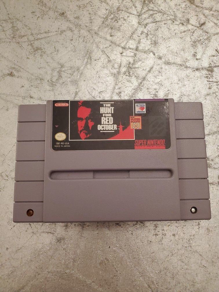 The Hunt for Red October Super Nintendo. SNES video game