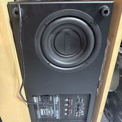 Small Low Profile 8” Ported Powered Sub