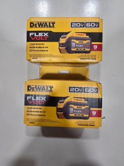 Dewalt 60v Flexvolt 9.0Ah Batteries 125 Each precio es por 1