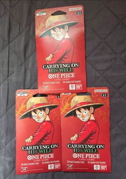 One Piece TCG OP13 Carrying On His Will Sleeved Booster Packs