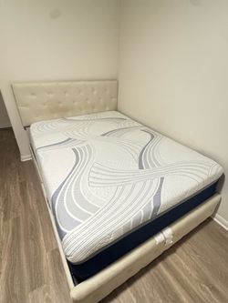 Full Bed Mattress with Bed Frame