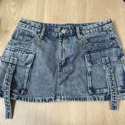 Denim skirt