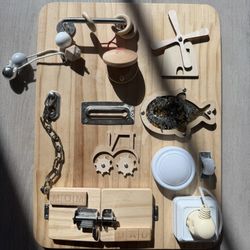 Busy Board Wood Toys 