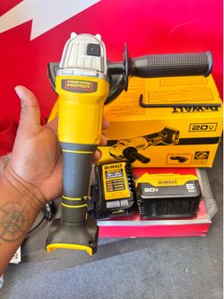 DeWalt 20V BRUSHLESS Angle Grinder Kit, Battery, And Charger.