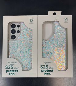 New onn Phone Case for Samsung Galaxy S25 Ultra - Iridescent
Glitter Fleck