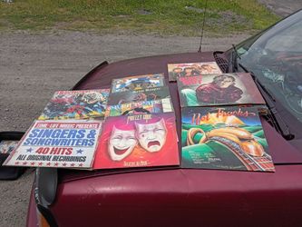 Vintage vinyl records