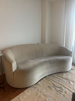 Create & Barrel Infinity  Curve sofa 88”