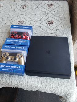 Sony Playstation 4 PS4 slim 2018 is 1TB & 1 Control $160! $20! Per game. 3 for $50!? & 7 for $100 trade for CGC BECKET PSA stuff or Cash & Trade
