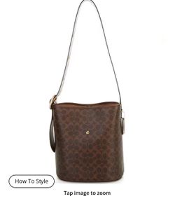 New bucket coach bag