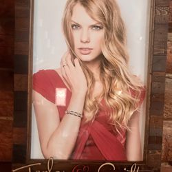 Taylor Swift Framed Photo Head Shot
