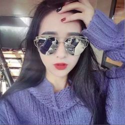 SILVER Vintage Sunglasses UV400