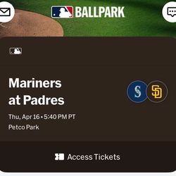 Padres Vs Mariners